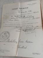 Militariapapier, set van 2 vellen militaire autoriteit, Ophalen of Verzenden, Landmacht, Overige typen