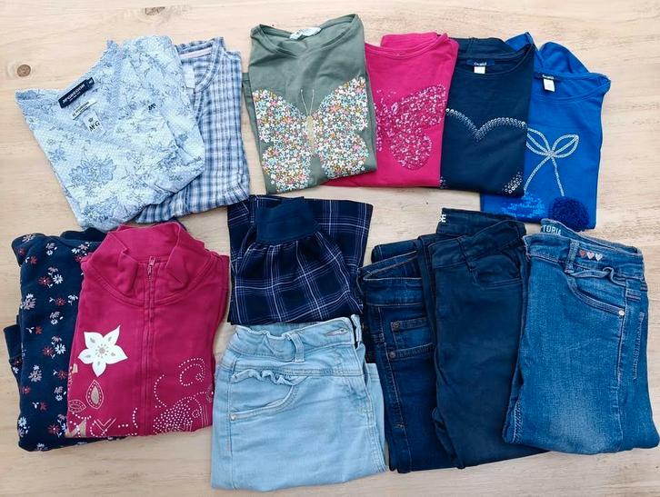 Lot 13 vêtements fille taille 10 ans, Kinderen en Baby's, Kinderkleding | Maat 140, Zo goed als nieuw, Meisje, Setje, Ophalen of Verzenden