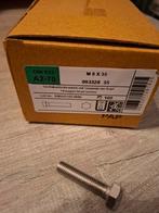 100 vis à tête hexagonale en inox A2-70, dimension M8  35 m, Bricolage & Construction, Enlèvement ou Envoi, Vis, Inox