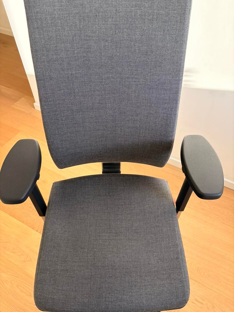 Bureaustoel Drisag, Ophalen, Zo goed als nieuw, Grijs, Bureaustoel
