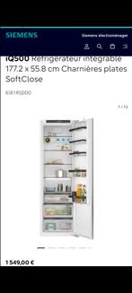Frigo Réfrigérateur encastrable SIEMENS Softclose neuf, Electroménager