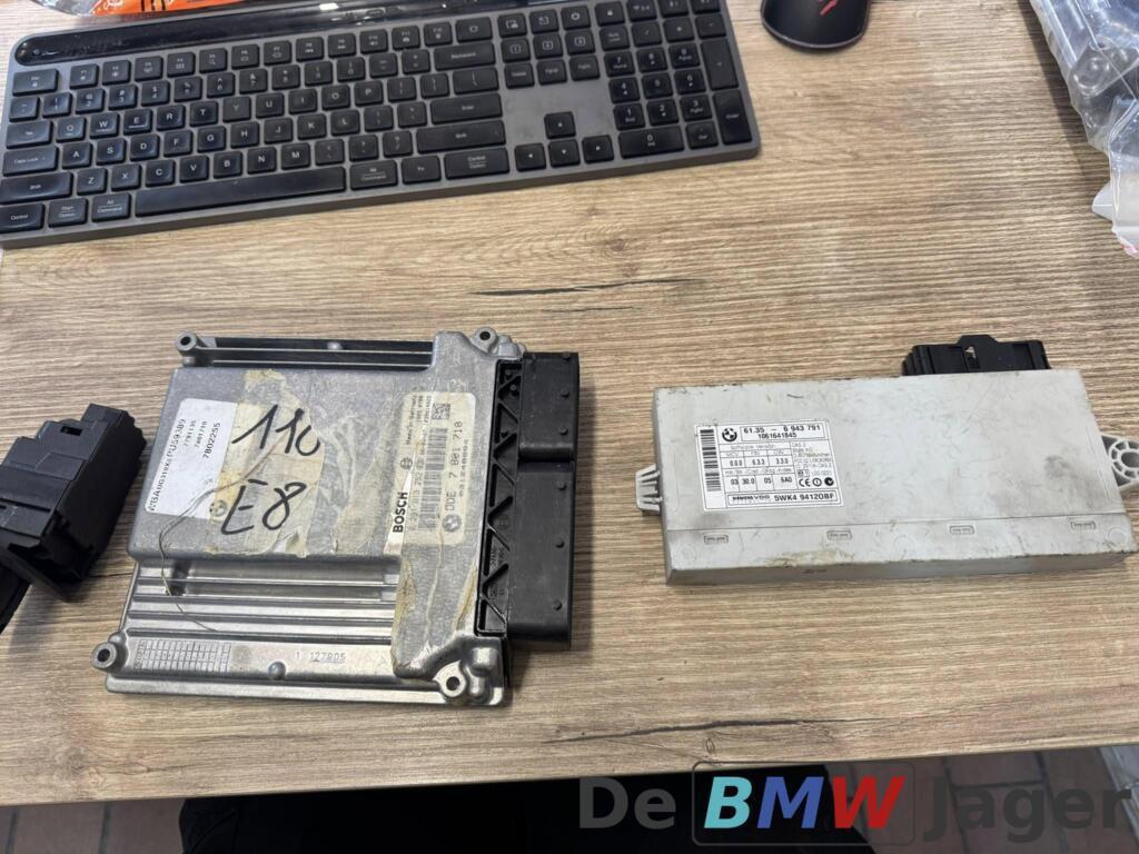 DDE module + CAS 2 + sleutel  BMW E87 E90 E91 7801710, Auto-onderdelen, Elektronica en Kabels, Gebruikt, Ophalen of Verzenden