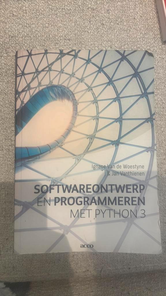 Softwareontwerp en Programmeren met Phython 3, Livres, Informatique & Ordinateur, Logiciel, Enlèvement ou Envoi