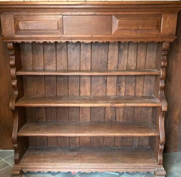 Oude kloosterkast boekenkast, Antiek en Kunst, Antiek | Meubels | Kasten, Ophalen