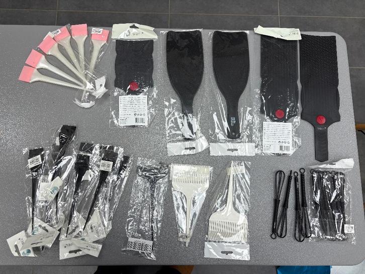 lot kappersbenodigdheden voor kleuring, Handtassen en Accessoires, Uiterlijk | Haarverzorging, Nieuw, Overige typen, Verzenden
