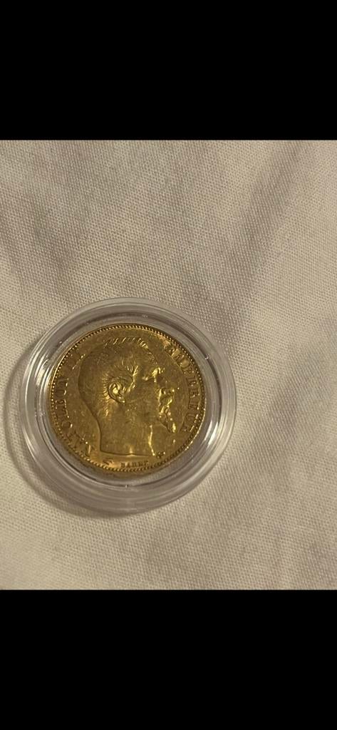 20 frank of het rijk van Napoleon III, Ophalen of Verzenden, Goud