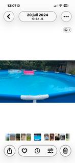 Intex zwembad met zandfilter en verwarming, Tuin en Terras, Zwembaden, Gebruikt, Rond, 300 cm of meer, Ophalen