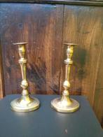 2 chandeliers anciens en cuivre, Enlèvement, Cristal