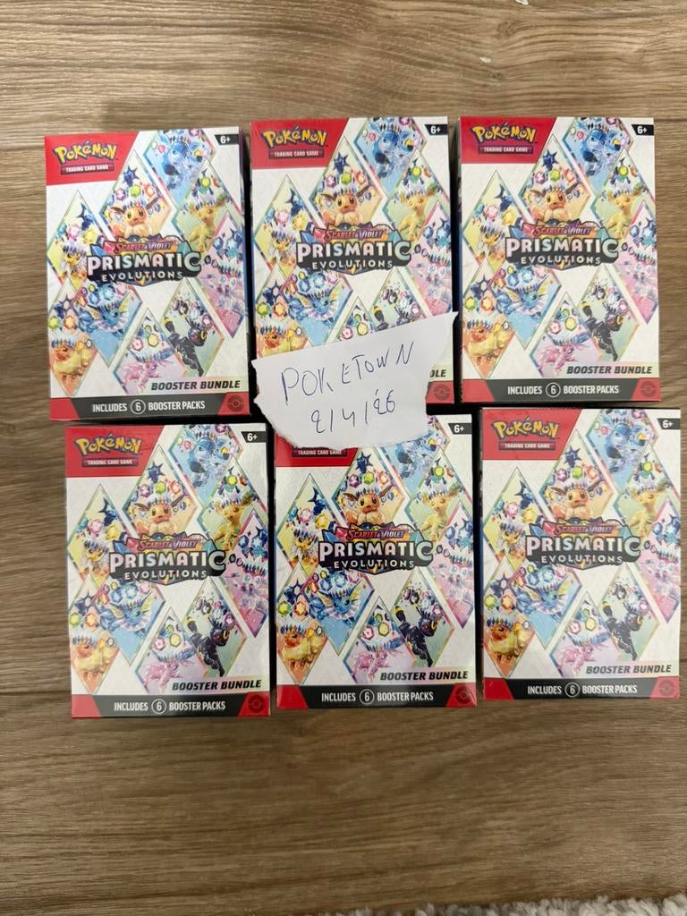 Prismatic evolutions bundels pokemon, Ophalen of Verzenden