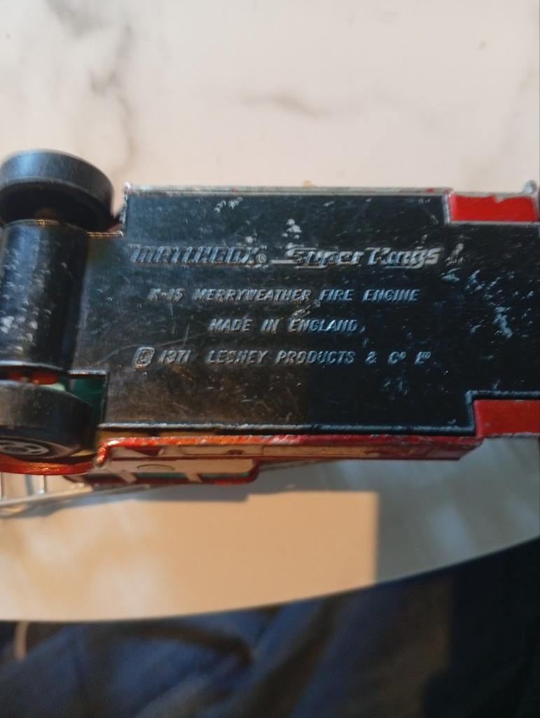 Matchbox King Size K-15 Merryweather, Hobby & Loisirs créatifs, Voitures miniatures | 1:87, Enlèvement, Utilisé, Bus ou Camion