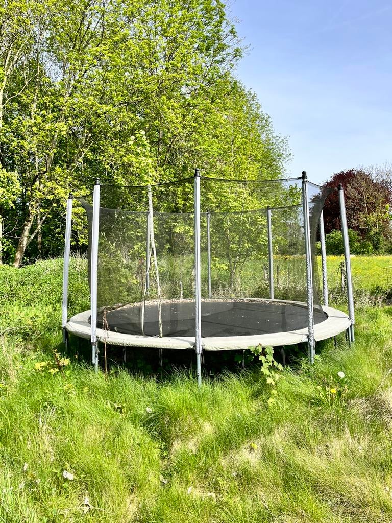 Trampoline, Kinderen en Baby's, Speelgoed | Buiten | Trampolines, Ophalen, Gebruikt