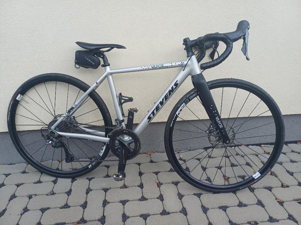 Koersfiets / Gravel bike M47 Stevens Vapor 2x11 Silver, Autres marques, Aluminium, Comme neuf, Enlèvement