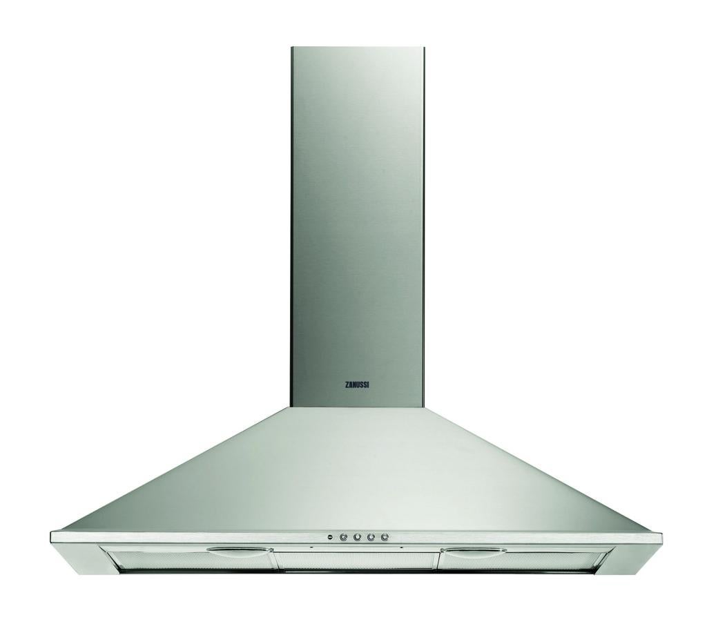 Dampkap Zanussi ZHC900X, Ophalen, Gebruikt, 400 tot 600 m³ per uur, Motor