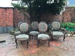 4 eetkamer stoel en 1 armstoel, Ophalen, Gebruikt