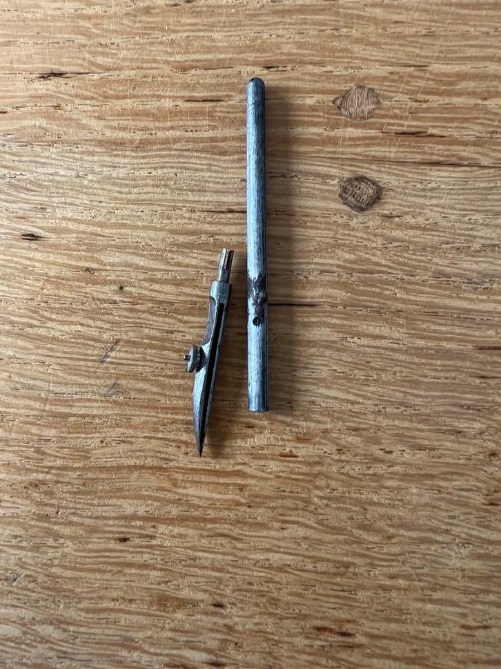 Oud demonteerbaar kompas - begin 20e eeuw, Antiek en Kunst, Kunst | Designobjecten, Ophalen of Verzenden