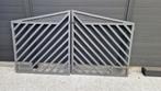 Tuinpoort dubbel gepoederlakt, Ophalen, Zo goed als nieuw