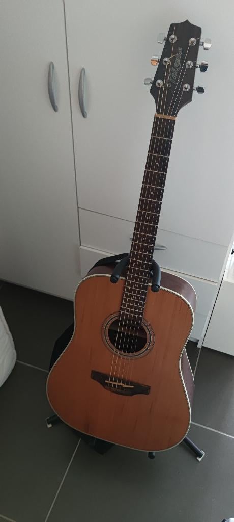 Takamine gitaar GD20NS met draagzak, Fender riem en staander, Ophalen of Verzenden, Gebruikt, Klassieke of Spaanse gitaar