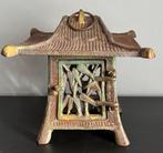 Ancienne Lanterne Pagode Japonaise en Fer Forgé 1930, Enlèvement ou Envoi