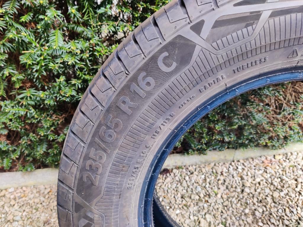 4 Continental zomerautobanden camper 235/65R 16C 115/113R, Ophalen, 16 inch, 235 mm, Band(en)