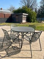 Tuinset met 4 stoelen €200, Tuin en Terras, Ophalen, Zo goed als nieuw, Tuinset