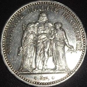 Argent - France - 5 Francs - Hercule - 1873, Timbres & Monnaies, Monnaies | Europe | Monnaies non-euro, Monnaie en vrac, France