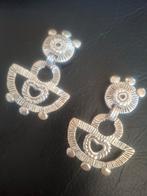 Boucles d'oreilles argent bohème clip, Enlèvement ou Envoi, Comme neuf, Argent, Argent
