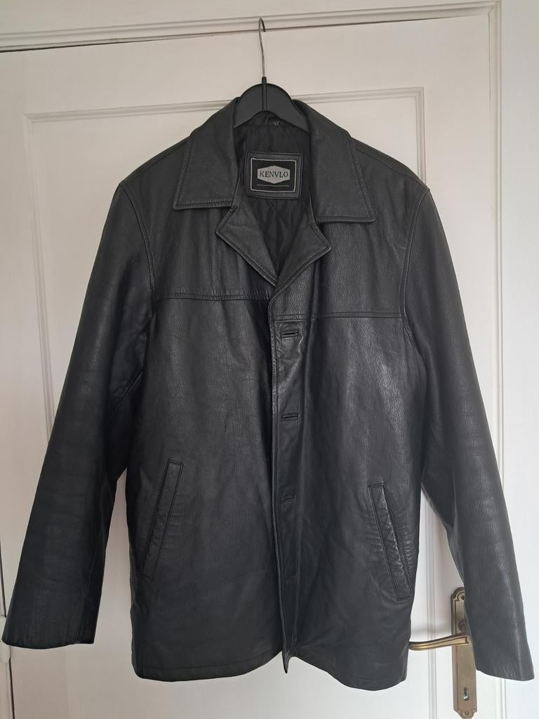 Veste d'été en cuir pour homme taille 52, Enlèvement, Taille 52/54 (L)