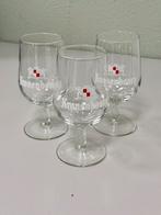 3x Kronenbourg 1664 Bierglas 0.33L Op Voet Made in France, Verzamelen, Ophalen of Verzenden, Zo goed als nieuw, Glas of Glazen