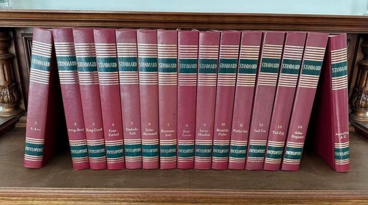 Standaard Encyclopedie – volledige set in zeer mooie staat, Boeken, Encyclopedieën, Gelezen, Ophalen