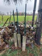 Tuinpalen ijzer / beton voet +/- 70 stuks, Tuin en Terras, Ophalen, Gebruikt, Minder dan 180 cm, Palen