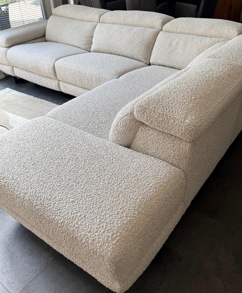 Modern hoeksalon, Ophalen, Nieuw, Stof, Modern hoeksalon met stoffen bekleding