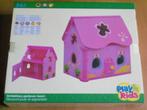 Roze houten poppenhuis nieuw, Enlèvement, Neuf, Maison de poupées