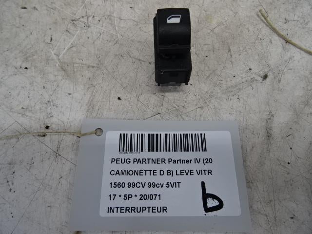 COMMUTATEUR Partner (GC / GF / GG / GJ / GK) (98016307ZD), Utilisé, Peugeot