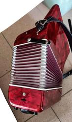 Accordéon avec Coffre solide, Musique & Instruments, Accordéons, Enlèvement, Utilisé, Accordéon à touches, Avec bretelles