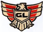 Goldwing stoffen opstrijk patch #1, Motos, Envoi, Neuf