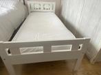 Kinderbed, Huis en Inrichting, Slaapkamer | Bedden, Ophalen, Wit, 190 cm of minder, Zo goed als nieuw
