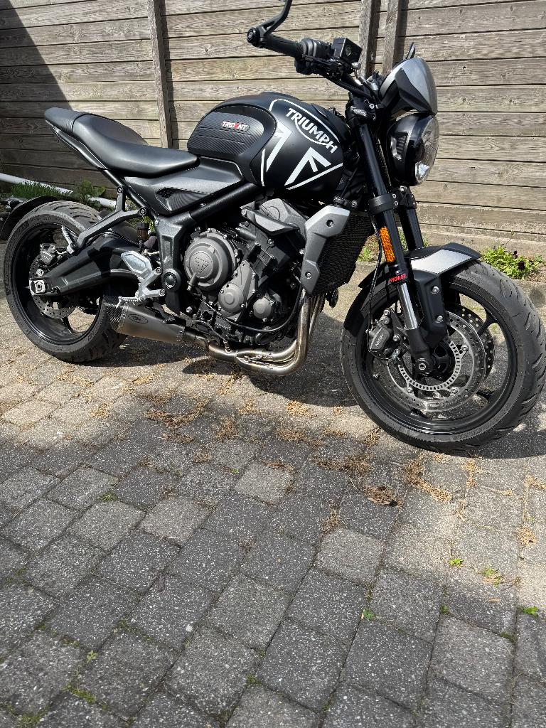 Tec uitlaat tbv Triumph Trident 660 / Tiger Sport 660., Motos, Enlèvement ou Envoi