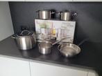 Resto by Demeyere – Nieuwe inox kookpottenset (5-delig), Ophalen of Verzenden, Inox, Pannenset