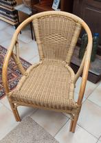 Stoel tuin rotanlook, Tuin en Terras, Ophalen, Zo goed als nieuw, Aluminium, Stapelbaar