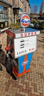 Pompe à essence Tokheim GULF avec globe, Enlèvement, Comme neuf, Ustensile