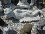 bouddha en pierre coucher 95 soldé 50 euros !, Jardin & Terrasse, Statues de jardin, Enlèvement, Neuf, Pierre, Bouddha