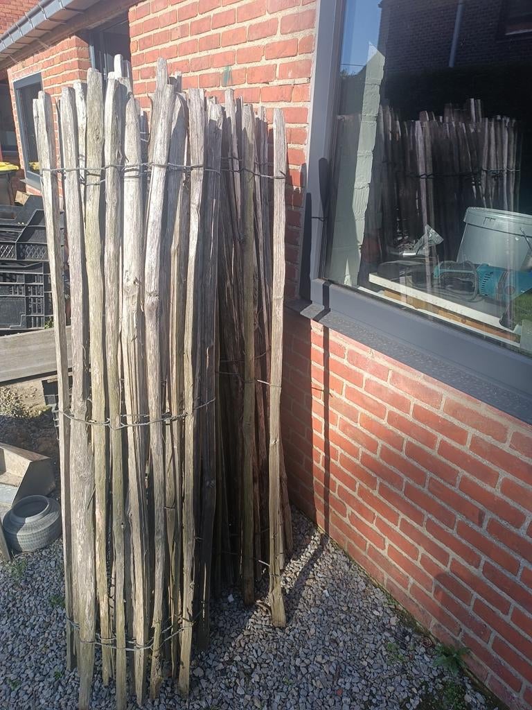 Kastanje afsluiting, Ophalen, Gebruikt, Hout