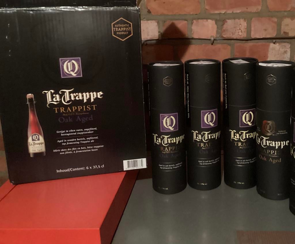 La Trappe Quadruple Chêne Vieilli, Collections, Enlèvement ou Envoi, Neuf, Bouteille(s), La Trappe