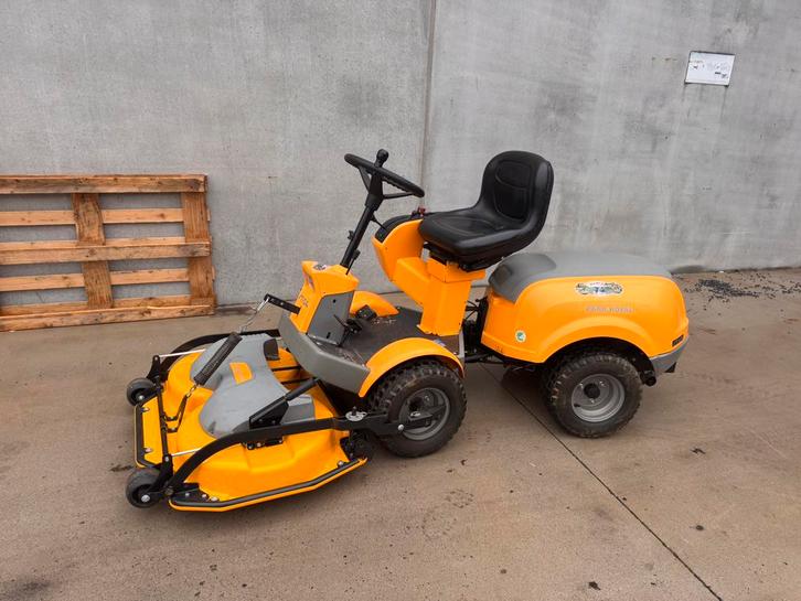 Frontmaaier incl garantie, Tuin en Terras, Zitmaaiers, Zo goed als nieuw, 90 tot 120 cm, Elektrische starter, Mulchfunctie, Ophalen of Verzenden