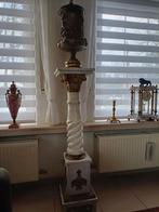 Antieke marmeren zuil, met brons beslag apart model,, Ophalen