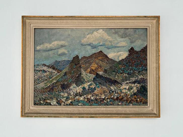 Henri Deglume. Pointillisme, Antiek en Kunst, Kunst | Schilderijen | Abstract, Ophalen