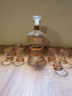 Service à liqueur Luxhem carafe et 6 verres des années 1950, Ophalen