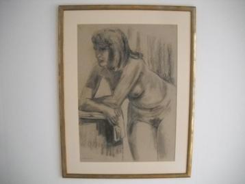 Tekening dame: Artistiek Naakt  beschikbaar voor biedingen