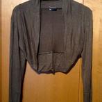 Boléro à manches longues T. M/ L, Enlèvement ou Envoi, Comme neuf, Taille 38/40 (M), Brun