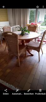 Tafel met 4 Stoelen, Ophalen, Grenenhout